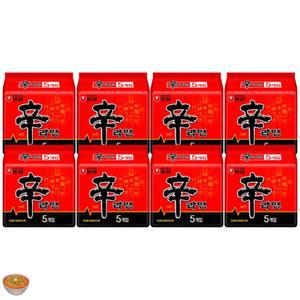 농심 신라면 봉지라면 120g 40개