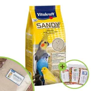 [하프클럽/올펫몰]비타크래프트 샌디 1kg 리필용 천연 앵무새 모래 소화