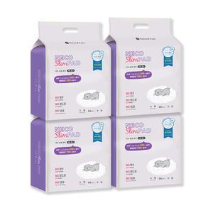 네츄럴코어 네코슬림 무향 패드 소형 50매X4개 강아지 배변패드(40X50cm)