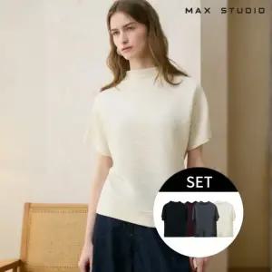 막스스튜디오 럭스 플리츠 블라우스 4종
