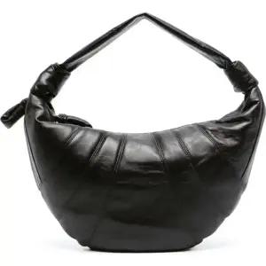 26SS 르메르 크로와상 라지 가죽 블랙 숄더백 BG0071 LL095 999