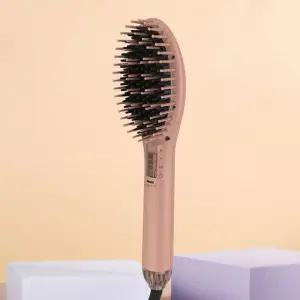 르꽁뜨바이헤어 SSK-001HI 헤어고데기 다운펌 매직기 에어스타일러 빗고데기 로즈골드 1개