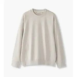 [하프클럽/에스티코]베이직 맨투맨 티셔츠 (세미오버핏) (베이지) DTSVA03CSD