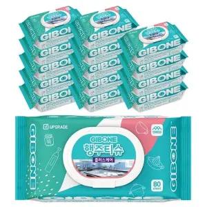 기본에 행주티슈 플러스케어 80매 15팩