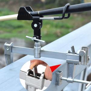 낚시대 거치대 브래킷 걸이 거리 클립 금속 다기능 고강도 막대 조절형 접이식 브라켓