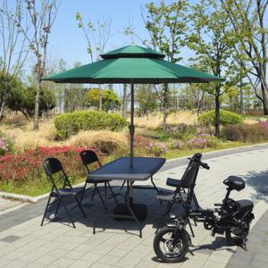 2단 8각 대형 파라솔 각도조절 도르래방식 캠핑 카페 펜션 낚시 비치 야외 정원 2.7M