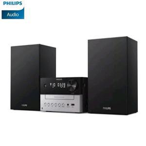 필립스 오디오 TAM3205M2 고출력 사운드 무선 블루투스 CD플레이어 USB 라디오 깊은 베이스