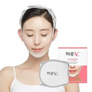 [하루V브이] 이중턱 리프팅밴드/ 턱살제거 사각턱 땡기미 얼굴밴드 지압 경락