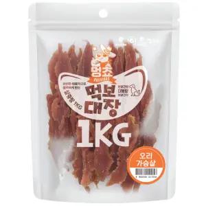 멍쵸 먹보대장 오리가슴살 1kg 1개