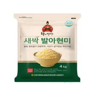 왕의밥상 새싹 발아현미 4kg, 1개