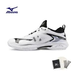 미즈노 웨이브 클로네오 3 흰검 남녀공용 배드민턴화 인도어화 71GA247320