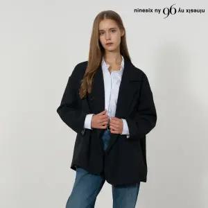 [롯데백화점]나인식스뉴욕 카라넥 테일러드 더블 버튼 자켓 (NP3JK013L0)