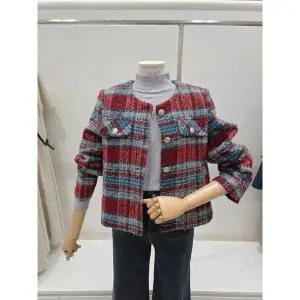 갤러리아 [이프네]트위드 노카라 포켓 자켓(DP8WJK15)