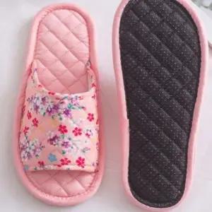 발이편한 면실내화 누빔패브릭 거실화 답례품 사은품 펜션 학원 학교 (WFJWX0X)