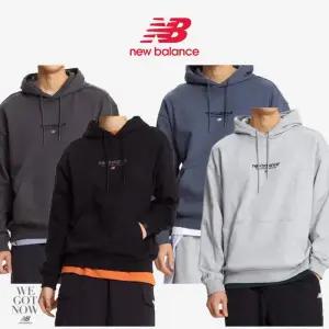 뉴발란스  NBN0E41803  UNI ESS 레터링 후드티