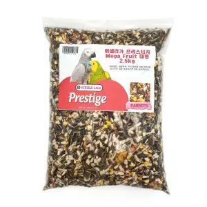 앵무새 먹이 버셀라가 프리스티지 메가푸릇 2.5kg 소분 사료 모이 대형조류