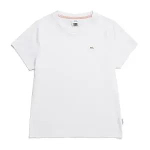 [내셔널지오그래픽] N242WTS210 여성 트러타 드라이실 반팔 티셔츠 SMALL LOGO WHITE