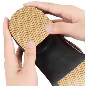 구두 밑창 보강 패드 미끄럼방지 운동화 쿠션 뒷꿈치 굽 교체 바닥 보수 수선 보호 셀프 고무 스티커 2개