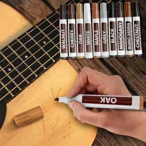 목재 보수 마카 스크래치 우드 마카펜 가구 보수 마카 복원 수리 세트 수성 컬러 방수 색칠 나무 잉크