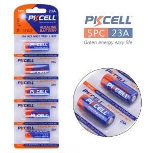 PKCELL 알카라인 건전지 23A 27A 12V 5알 1줄 개별 카드포장