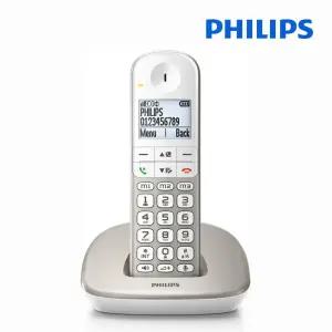 필립스 디지털 무선 전화기 1.7GHz XL490+AA건전지20개