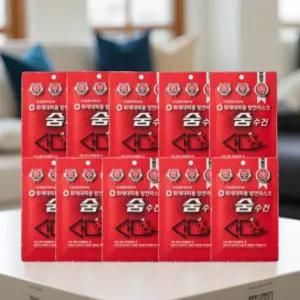 화재 대피용 습식 방연 마스크 내열 열차단 구조 피난 손수건 숨수건 10개