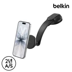 [벨킨] Qi2 15W 차량용 고속 무선 충전기 대시보드 마그네틱 충전 거치대 WIC011