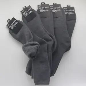 남자 기모양말 5켤레 HG5950-3B/기모/양말/데일리/남성/두꺼운/방한/패션/정장/신사용/겨울/신사/선물용
