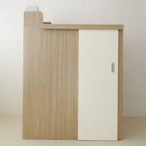 [아이디어스터디] 1인실 스터디룸 독서실책상 워크스테이션 프로 1200 슐레이먼오크 슬라이딩도어