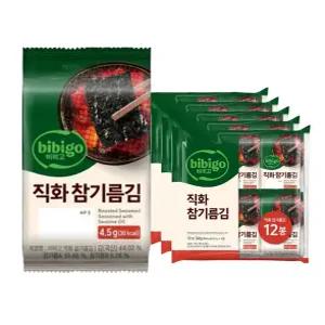 비비고 직화 참기름김 4.5g x 60봉