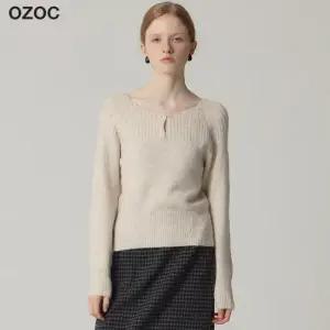 트임 펄 버튼 페미닌 니트