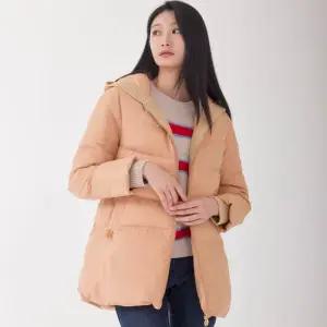 [지센] 니트후드 슬림 다운 패딩 LCDWOA22_PE