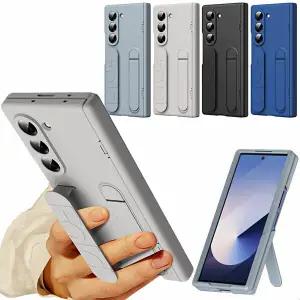 갤럭시 z 트라이폴드 실리콘 핑거 스트랩 스탠드 힌지보호 풀커버 슬림 하드 케이스