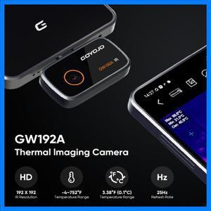 iPhone 및 Android 전화용 새로운 열 화상 GW192A 카메라 적외선 열 화상 카메라 검사 수리 열 화상 카메라