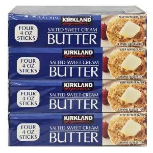 [커클랜드]코스트코 커클랜드 시그니춰 솔티드 스위트 크림 가염 버터 453g 4개 무료배송 gx