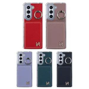 갤럭시 Z폴드 3 4 5 6 7 케이스 라피네 H 포켓 카드4장 수납 핑거링 거치대 제트폴드 지폴드