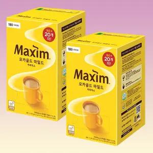 맥심 모카골드 마일드 커피믹스 12g 180개입 2개 (360개)