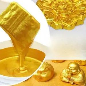 색 페인트 인테리어 불상 1l 미술용 금색 금분 가구 도장