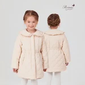 [대구백화점] [페리미츠] 여아 프릴 카라 퀼팅 사파리 점퍼(P2611F051)