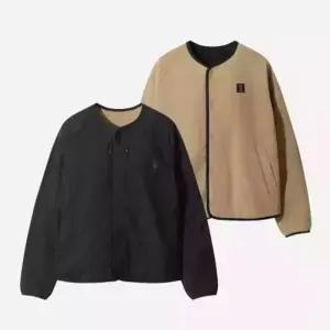 디오디 dod1 여성) 리버웨이브 리버시블 퀼팅 자켓(BLACK)