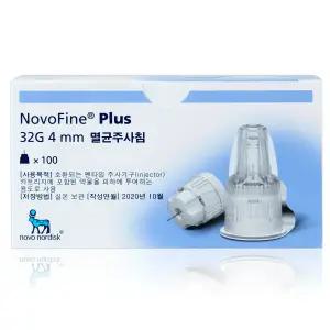 노보파인 플러스 인슐린 주사바늘|펜니들 100입(32G 4mm)