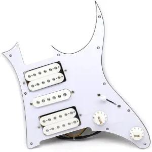 이바네즈 일렉트릭 기타 교체용 3겹 프리와이어 로드 HSH 픽업가드(화이트)