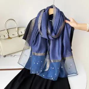 마카담아 쉬폰 롱스카프 펄