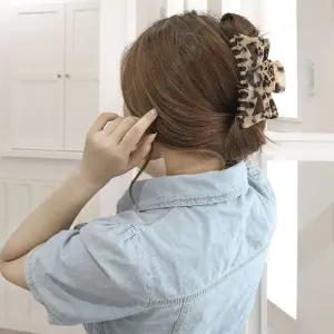 컬리오 긴머리 헤어집게핀 올림머리 반묶음 프랑스 셀룰로오스 헤어