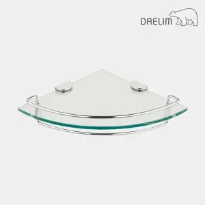 [DAELIM]대림바스 욕실 강화유리 2단 코너 틈새 선반 DL-A9018CA1