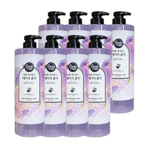 애경 샤워메이트 데이지 홀릭 퍼퓸 바디워시 1L 8개 샤워