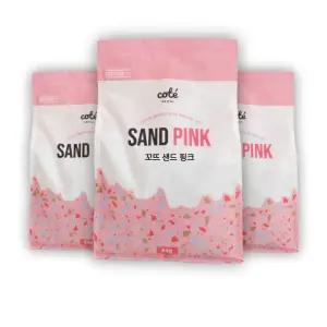 꼬뜨 샌드 벤토나이트 고양이모래 샌드핑크 6kg 3개