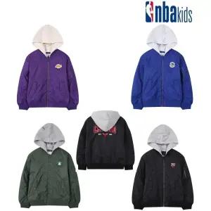 [롯데백화점]엔비에이 GSW 팀 MA-1 패딩 점퍼 K261JP010P-GR