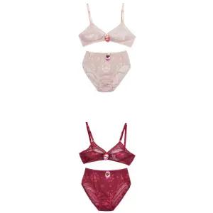 파워넷 레이스망사 홑겹브라 맥시팬티