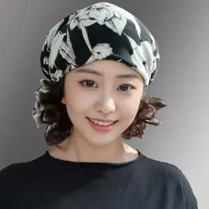 5컬러 패턴 얇은 두건 항암모자 조리모자 작업모자